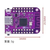 Carte WiFi ESP32 S2 Mini basée sur ESP32-S2FN4R2 ESP32-S2, 4 Mo de mémoire Flash, connexion Type-C, compatible avec MicroPython