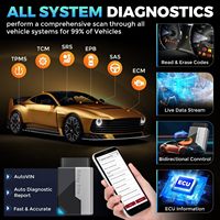Outil de diagnostic automobile BT OBD2, scanner de voiture, protocole CANFD, FCA AutoAuth, mise à jour à vie KINGBOLEN