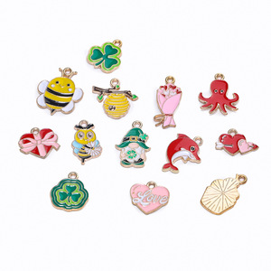 Cartoon Zinc Alloy Charms Mixed Color For DIY Jewelry Keychain <b>Bracelet</b> Earring Car Pendant Unisex Accessories - Product Image 5