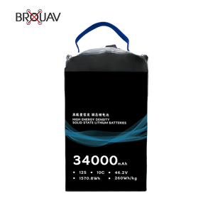 Bolsa de batería UAV de iones de litio de estado semisólido BROUAV 22,2 V-44,4 V 6S-24S 16000-44400mAh 1000 ciclos-20-50C - Product Image 2