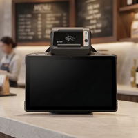 Caisse enregistreuse de comptoir SUNMI V3 MIX pour restaurant, imprimante de reçus 58 mm/80 mm, machine POS sans fil