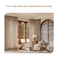 Rideaux Translucides en Polyester Tissé Écologique Esthétique Wabi-sabi – Vente en Gros Usine pour Hôtels et Gîtes