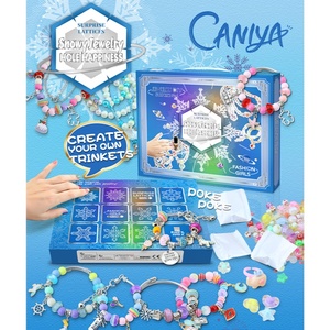 Set para Hacer Pulseras, Kit de Joyería para Niñas, Material de Aleación Colorido, Diseño Lindo, Pulsera de Cadena de Serpiente Hecha a Mano, Caja de Regalo - Product Image 2