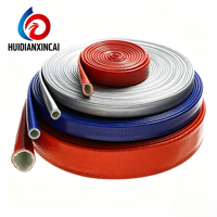 Manchon isolant thermique pour faisceau haute tension automobile, imperméable, ignifuge, en fibre de verre recouvert de caoutchouc silicone