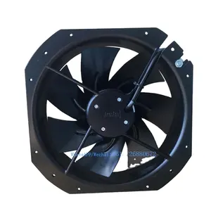 280mm 11.02in square UL approved 1200CFM 220V 230VVAC 1.24A 140W black color metal blade spindle axial fan FJ28082MAB