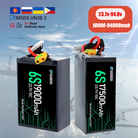 QiQi 2025 Nouvelles Rechargeable 6S 19000mah 17500mah Lithium Ion 72v Batterie pour Uav Drones Expédition rapide