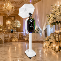 Cabina de Fotos con Logotipo Personalizado, Pantalla Táctil de 15.6 Pulgadas, Cámara DSLR, Espejo para Selfies, Kiosco con Luces LED RGB, OEM