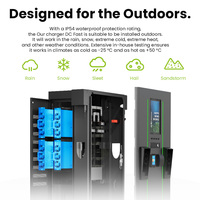 Chargeurs DC à double pistolet de 160 kW à montage au sol, solutions complètes pour stations de recharge de véhicules électriques