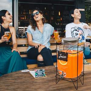 1 galon ve 2 galon parti su alkol suyu plastik saklama kutusu soğuk içecek içecek ile dokunun ve günlük ihtiyaçlarını karşılayan standı - Product Image 2