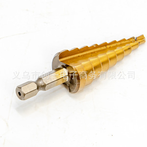 ZHCY Pagoda <b>Drill</b> Bit Metric <b>Step</b> <b>Drill</b> Bits Hex Shank Steel Application Bright Uncoated - Product Image 1