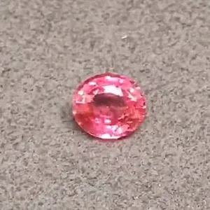 Factory Wholesale Rare Stones Pinkish Orange 1.3ct Vietnam Natural Spinel Unheated Loose Gemstone