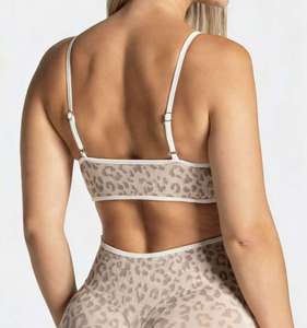 Nuevo Conjunto Deportivo de Dos Piezas para <span class=keywords><strong>Mujer</strong></span>, Pantalones de Yoga de Cintura Alta con Soporte y Efecto Levanta Glúteos, Tejido Sin Costuras, y Top Deportivo - Product Image 5
