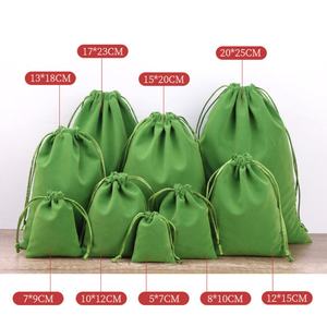 Bolsa de Tela con Cordón, Personalizada con Logotipo, de Muselina Orgánica 100% Algodón, Color Blanco Beige, Impermeable, para Joyería - Product Image 2