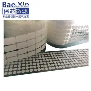 Customize Size e-PTFE adhesive Waterproof Vent Membrane IP67