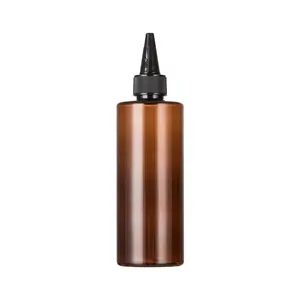 60Ml 100Ml 120Ml 250Ml 300Ml 500Ml Heldere Amberkleurige Zwart Groene Plastic Knijpfles Voor Huisdieren Met Draaibare Dop