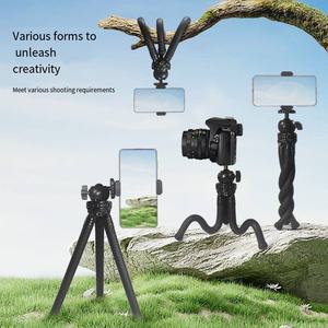 حامل ثلاثي القوائم صغير متعدد الوظائف مرن مع رأس كروي وحذاء بارد للهاتف SLR DSLR لكاميرا GoPro - Product Image 2