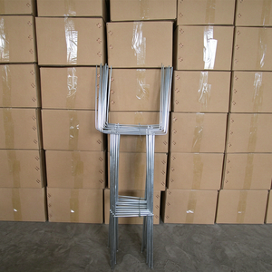 Piquets de fixation robustes en U avec base en H, en acier galvanisé de calibre 9, 10"x30", en plastique ondulé de 4 mil, pour enseignes immobilières, politiques et de jardin - Product Image 6
