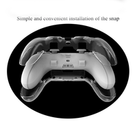 Coque de protection fine en cristal pour manette PS5, étui antidérapant et antichoc, housse de poignée, accessoires de poignée de manette Elite