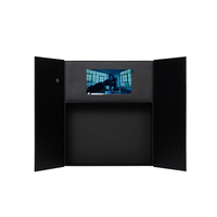 Boîte cadeau de luxe à double ouverture magnétique, personnalisée, imprimée, avec écran vidéo pour produits haut de gamme
