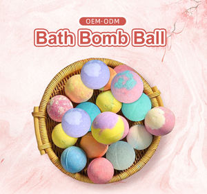Factory Price OEM Gift <strong>Set</strong> Box 6 Pack Bathbombs Bubble Bath Fizzies Natural Colorful Foot Spa Organic Bath Bomb Ball - Product Image 2