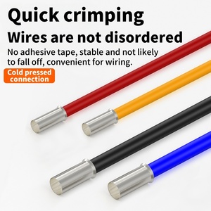 CNXI الجملة كابل العروة موصل محطة إن الحبل نهاية الطلاء محطات القصدير أنبوب النحاس العقص الأسلاك محطات Bootlace - Product Image 4