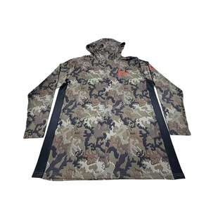 رخيصة الثمن عالية الجودة منخفضة موك مخصص بالتسام سريع الجفاف تنفس الصيد هوديس طويلة الأكمام البوليستر قمصان الصيد - Product Image 6