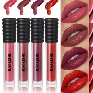 <span class=keywords><strong>BAOLISHI</strong></span>, brillo labial líquido a prueba de agua, Copa antiadherente, tinte labial con fácil color terciopelo mate y nacarado, lápiz labial desnudo - Product Image 1