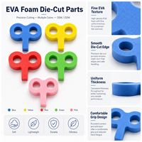 Pièces découpées sur mesure en mousse EVA de couleur personnalisée, formes en mousse souple découpées avec précision pour l'emballage de protection