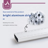 Barre d'espacement en aluminium IGU non pliable, soudée haute fréquence, 6-27A, 0,25 mm, pour vitrage double, fenêtres à double vitrage, verre isolant