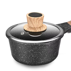 Aluminum <strong>Induction</strong> Bottom Gas Stove Cooking Pot with Ceramic Coating Nonstick Home Kitchen Milk <strong>Saucepan</strong> - Product Image 1