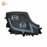 Phare avant à LED complet avec double lentille, compatible avec les camions européens MP4, phare de remplacement