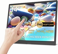 OEM/ODM Moniteur tactile portable IPS 1200P FHD 60Hz de 14 pouces avec HDR USB-C et haut-parleurs intégrés pour ordinateurs portables PS4 Switch