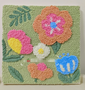 WholesaleSY Factory PunchNeedle coaster Product PunchNeedle Kit pour débutants adultes enfants, kits d'aiguilles de poinçon, poinçon d'aiguille facile - Product Image 4