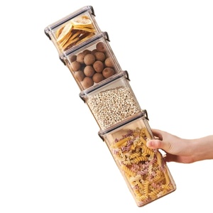 Airtight <b>Containers</b> Fridge Cereal Pantry Organizer Box Refrigerator <b>Food</b> <b>Container</b> Jar With Lid - Product Image 1