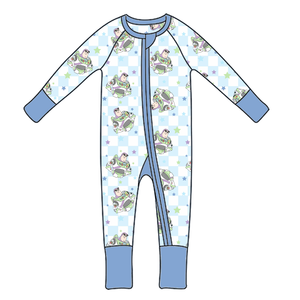 Toplu bambu pijama gizem kutusu çocuklar rastgele stilleri karakter baskı Romper bebek bambu Zippy kör kutu gemi hazır - Product Image 6