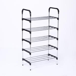 थोक डिजाइन धातु जूते घर रैक के लिए जगह-बचाने वाले भंडारण जूते रैक - Product Image 1