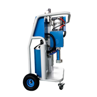 Machine à pulvériser de la cellulose à vente chaude, machine à mousser d'isolation automatique avec composant moteur principal, prix bas en vente