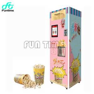 เครื่องกดป๊อปคอร์นแบบหยอดเหรียญอัตโนมัติเครื่องผลิตป๊อปคอร์นแบบหยอดเหรียญบริการตนเอง - Product Image 5