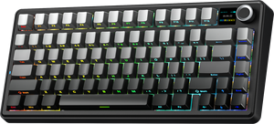 AULA F75 MAX kablolu Bluetooth 2.4G LCD ekran ile üç mod RGB oyun klavyesi - Product Image 5