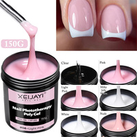 Kit de Vernis Gel d'Extension Ongles en Poly Professionnel pour Salon ou Usage Personnel, Vente en Gros, avec Boîtes de Rangement