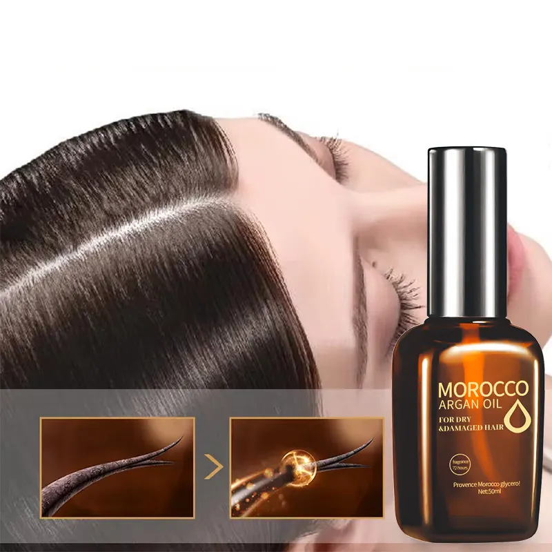 Wholesale Hair Care Anti Hair Treatment Regrowth Virgin Wild Hair Serum Pure Organic Morocco Argan Oil