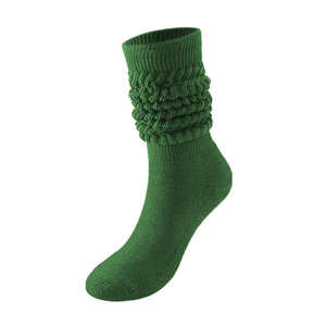 Wholesale Bulk Ladies Colorful Embroidery Logo Scrunch Knit <b>Socks</b> Thick Long Women Slouch <b>Socks</b> for Adult High Quality - Product Image 1