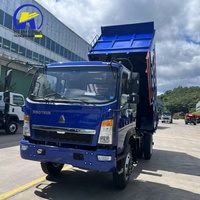 Camion benne Howo 10 tonnes d'occasion, diesel, léger, 4x2, 6 roues, Sinotruk Howo, à vendre au Ghana