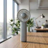 Nouveau mini ventilateur portable DC puissant et personnalisable, mignon, pour voyage, électronique, été, refroidissement extérieur, petit