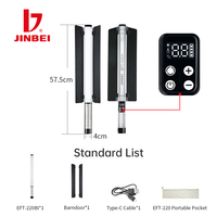 JINBEI – bâton de lumière vidéo bicolore Portable, température Studio de photographie, lumière LED, EFT-220BI