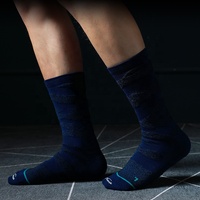 Chaussettes d'équipage de sport élite respirantes de haute qualité pour le ski escalade Trekking chaussettes d'entraînement de semelle de coussin de haute qualité