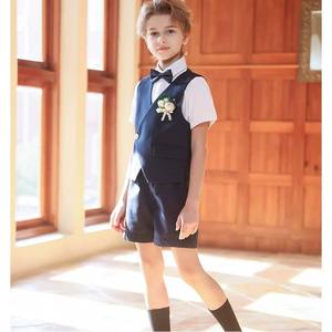 Vêtements formels pour garçons, ensemble de gilets et uniformes scolaires, tenues pour enfants, vente à chaud - Product Image 2
