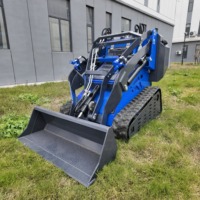 Minipala cingolata compatta 976 kg con cingoli in gomma, benna da 0,12 m³, minidumper 240 kg per agricoltura, giardinaggio e edilizia
