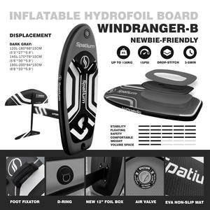 Spatium 2025 Vente entière <span class=keywords><strong>de</strong></span> haute résistance Windsurf Hydroptère avec aile <span class=keywords><strong>de</strong></span> vent gonflable pour le <span class=keywords><strong>surf</strong></span> <span class=keywords><strong>de</strong></span> l'eau - Product Image 3