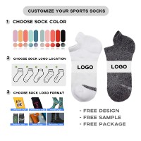 Chaussettes de sport professionnelles en tricot imprimées invisibles, renforcées à la cheville et à l'arche, respirantes, pour la course estivale des jeunes